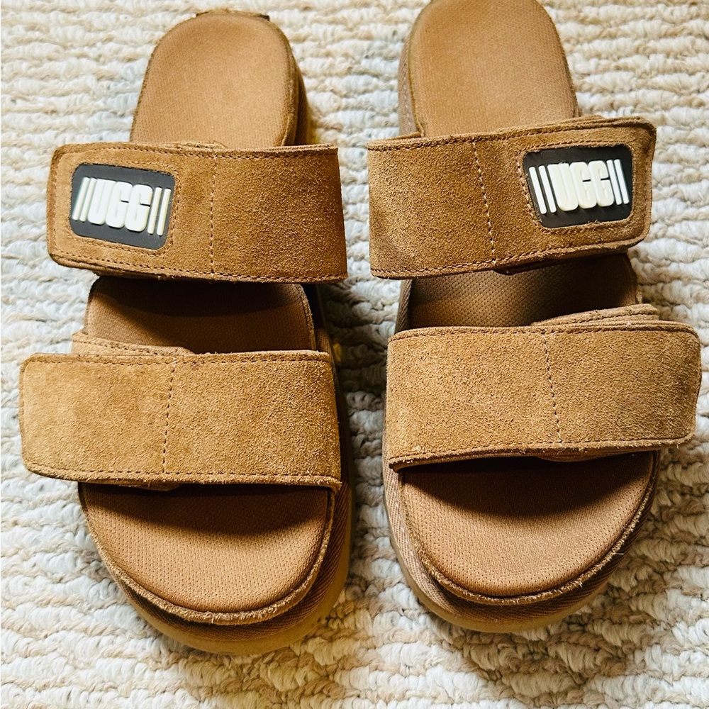 Ugg platform sandal. Size 7 worn once.